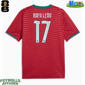Portugal Rafael Leao #17 Hemmatröja VM 2026 Kortärmad